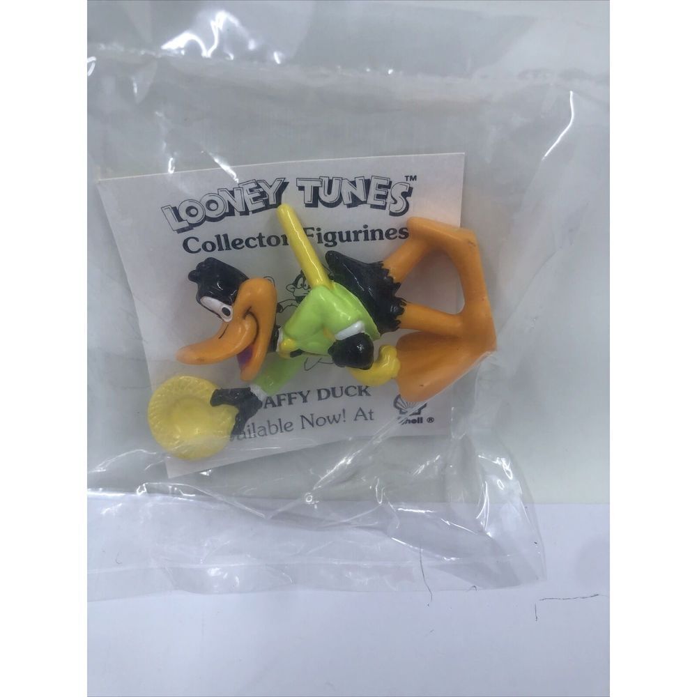 Looney Tunes Characters At Shell Gas Premium Daffy Duck Toy. Sealed. Vintage